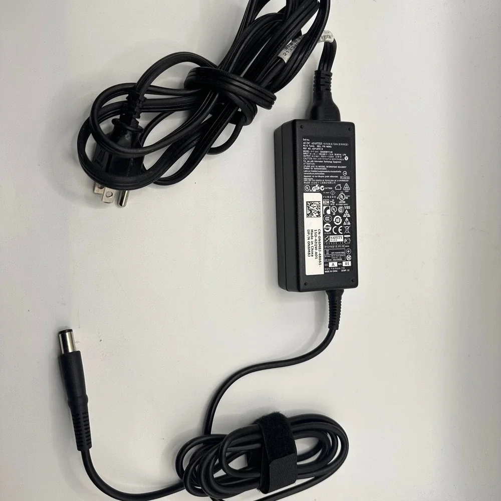 Dell 65W AC Adapter Charger 19.5V 3.34A PA-12 Family 0N6M8J DA65NM111-00